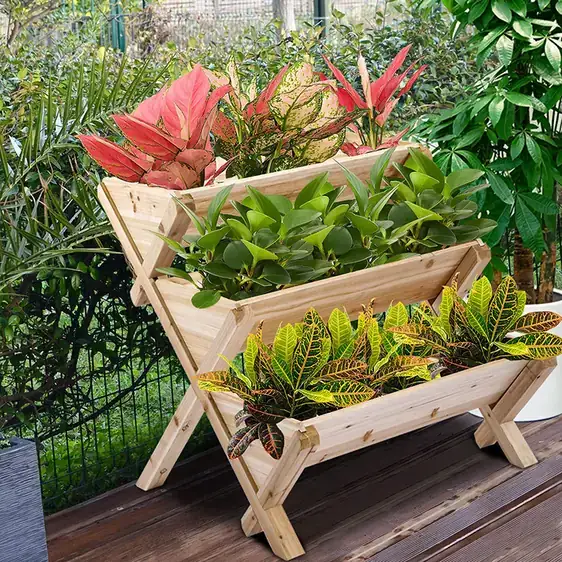 Wooden Raised Garden Bed KGFP6102 view 4