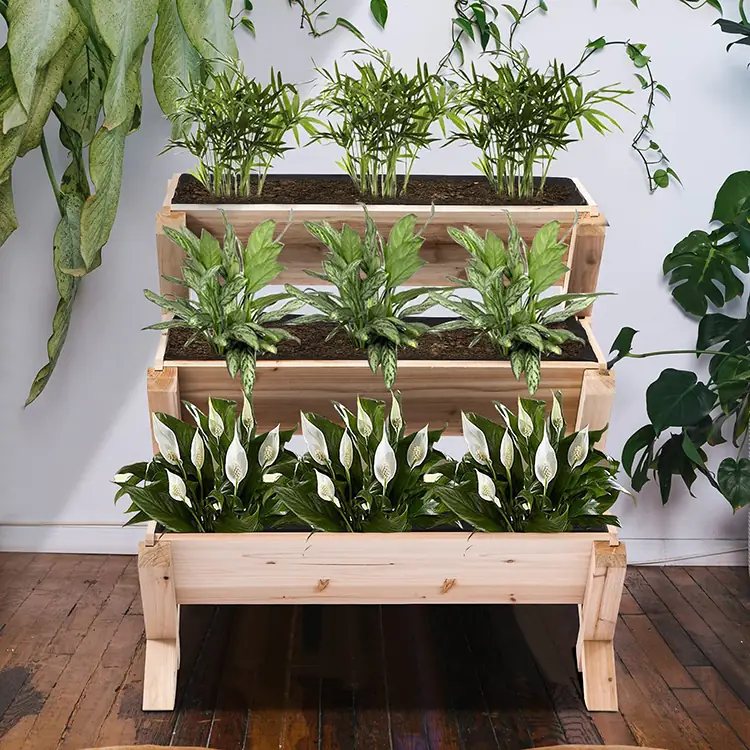 Wooden Raised Garden Bed KGFP6102 view 5