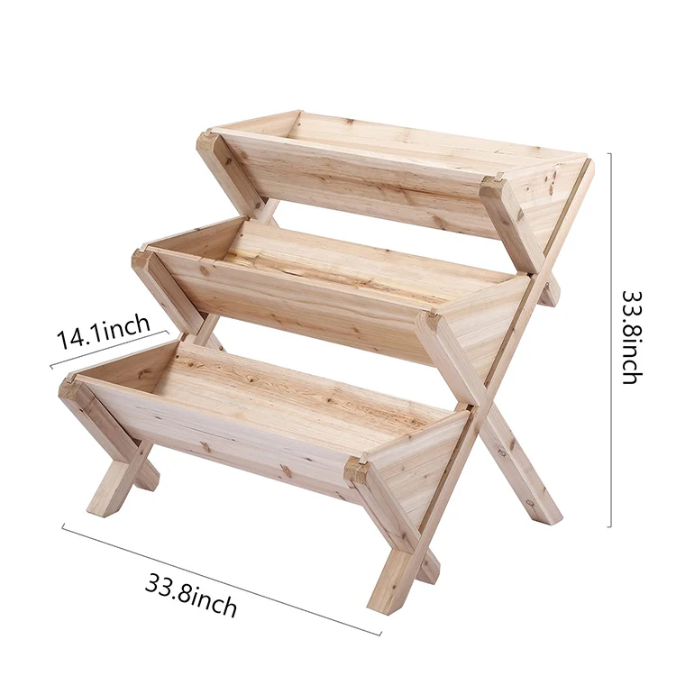 Wooden Raised Garden Bed KGFP6102 view 2