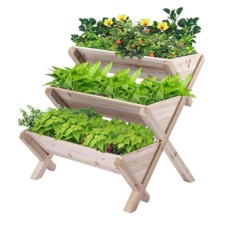 Wooden Raised Garden Bed KGFP6102 - Raised Garden Bed made by Kunda