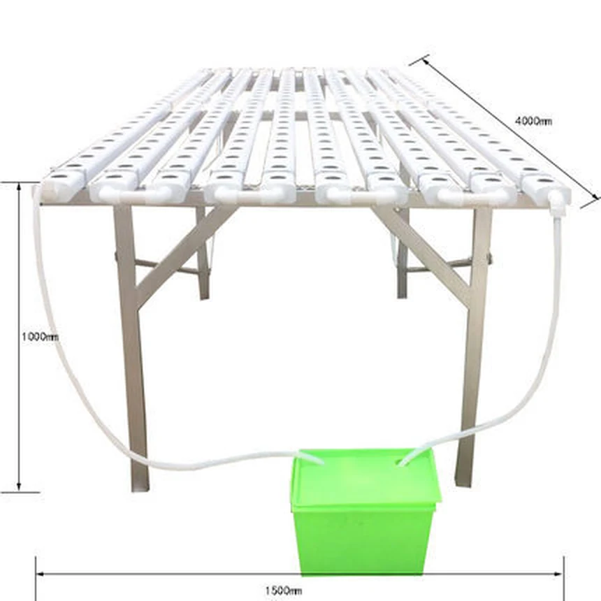 Hydroponic System with Metal Stand KGFP7105 - Hydroponics System made by Kunda