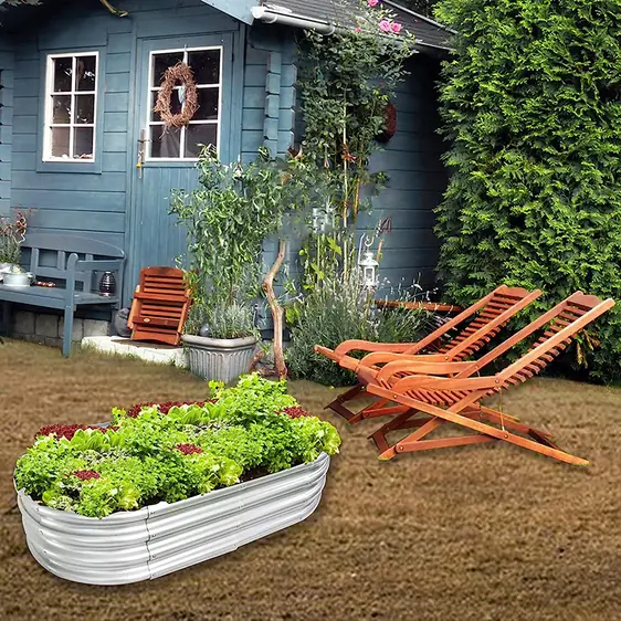 Metal Raised Garden Bed–KGFP6001 view 4