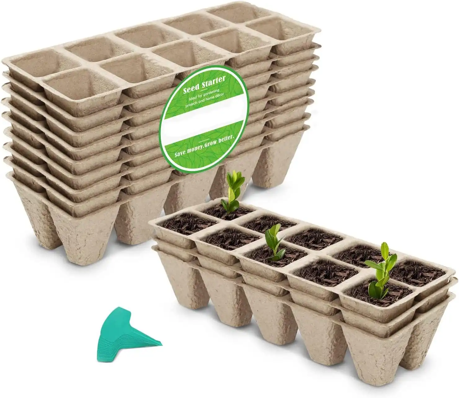 Nursery Tray KG1110 - Biodegradable Plant Pot made by Kunda