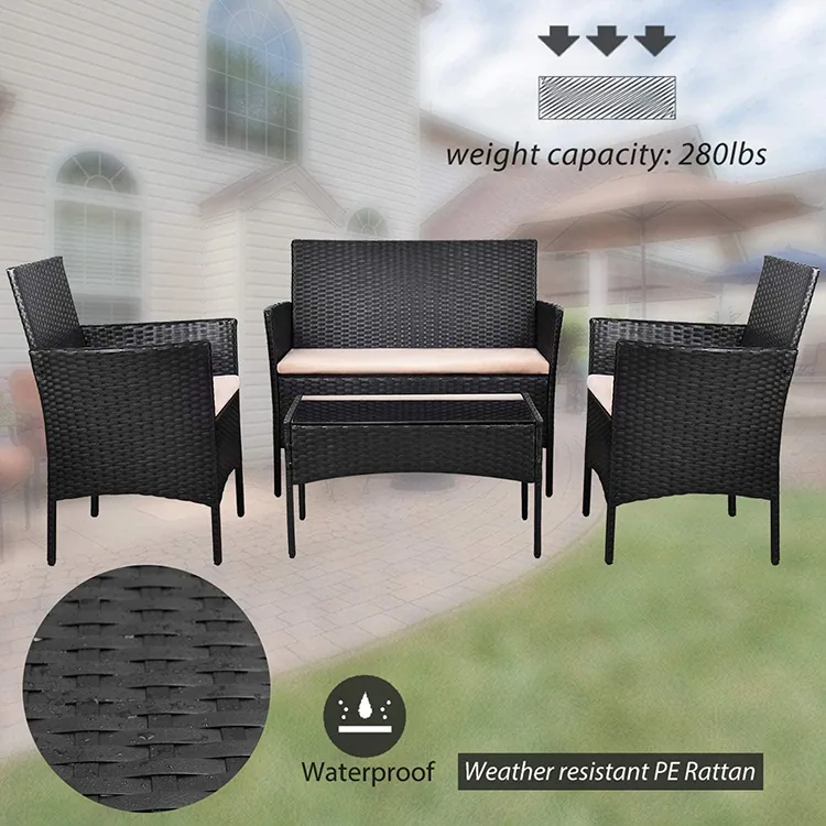 Patio Rattan Chair KGFS001 view 5