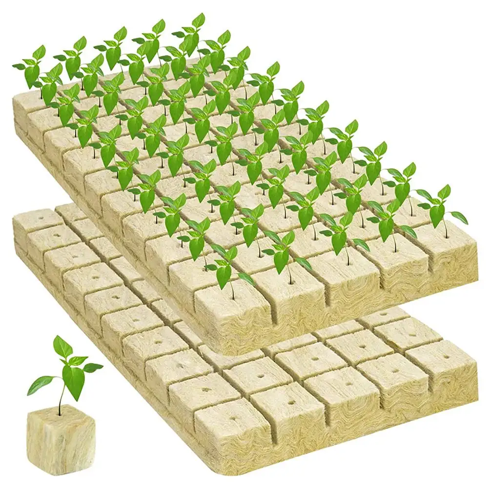 Grow Rock Wool Plug KGYM2001 - Grow Media made by Kunda