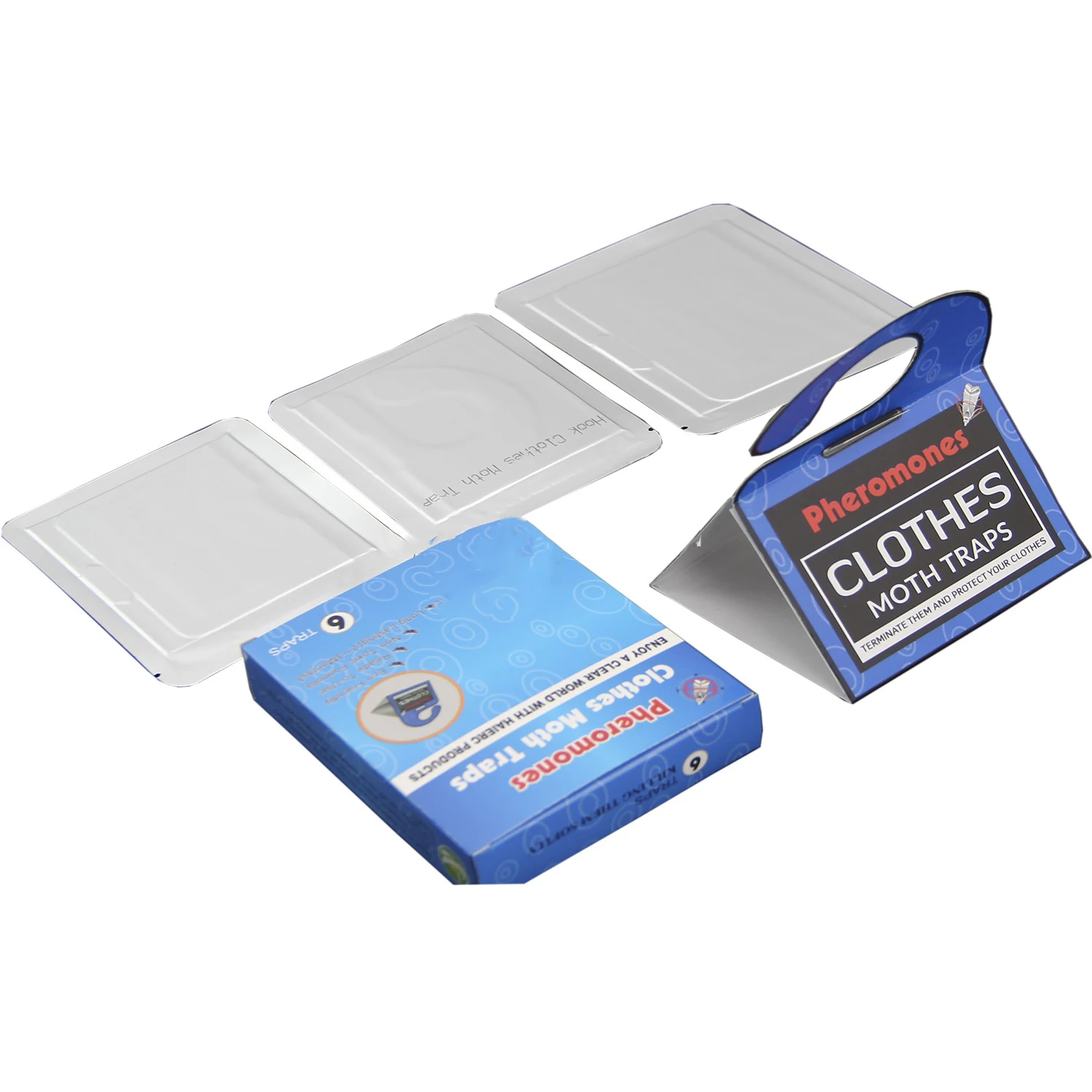 Cloth Moth Glue Trap With Pheromones - NRTG027C, detail view