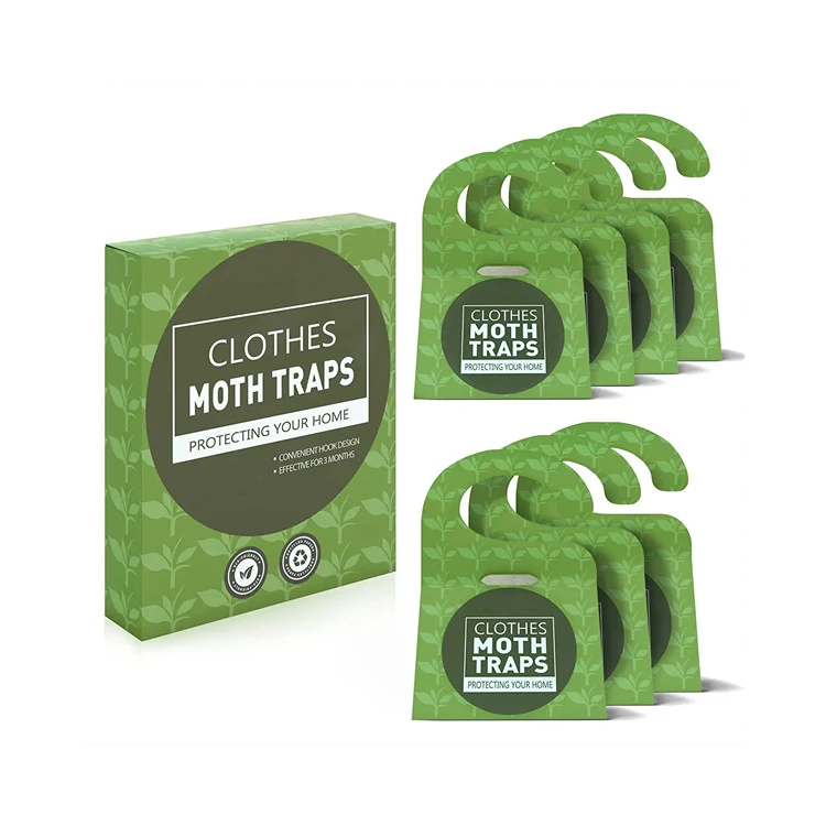 Cloth Moth Glue Trap With Pheromones - NRTG027C, packaging and pack detail