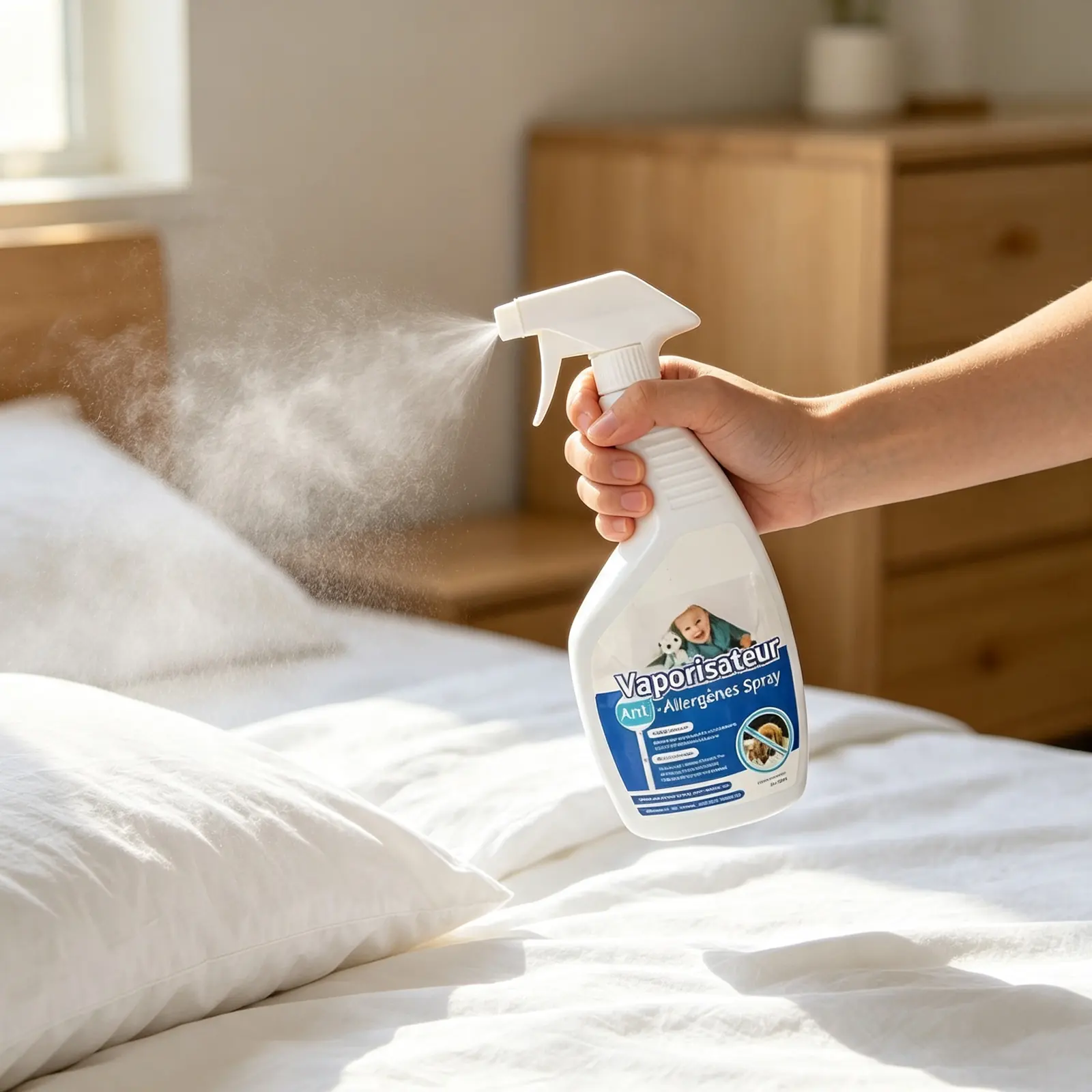 Anti Mite Spray - KH5601 (variant 2), in use