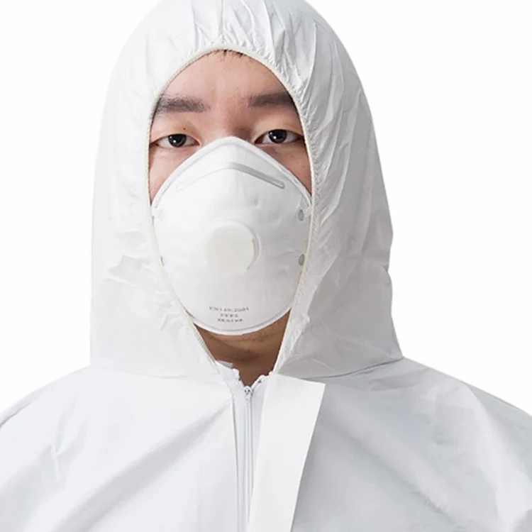 Disposable Coverall - KDEQ1001, in use