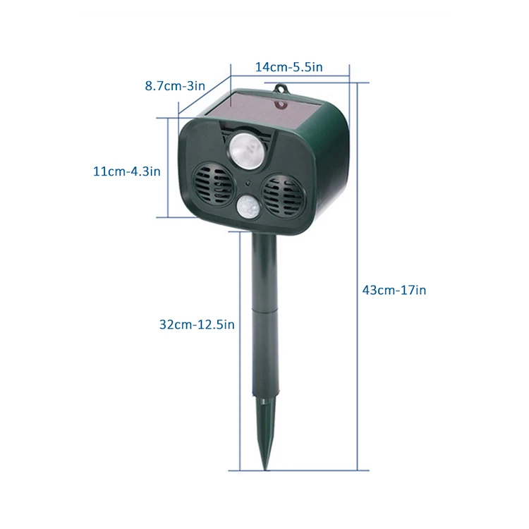 Electric Alarm Ultrasonic Animal Repeller - KDPS015, packaging and pack detail