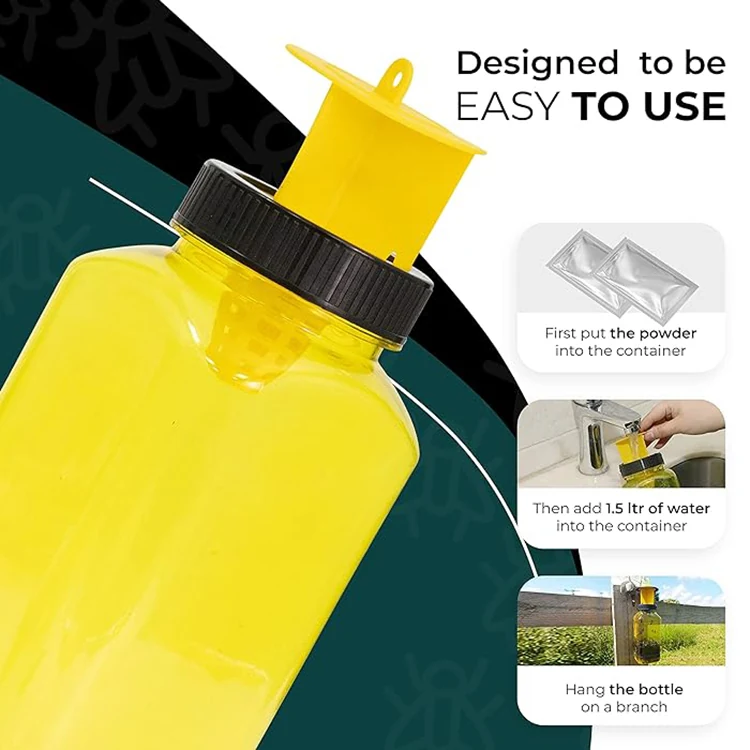 Fly Catcher Bottle - NRFT009, size reference