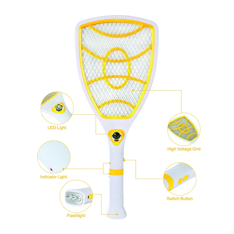 Led Electric Mosquito killer Racket - KDMS011F, in use