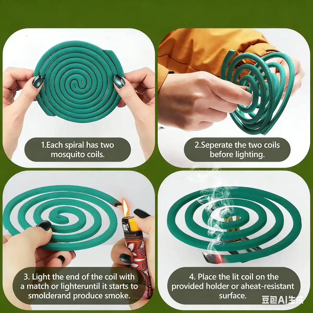 Mosquito Repellent Coil - NRMP102, alternate angle