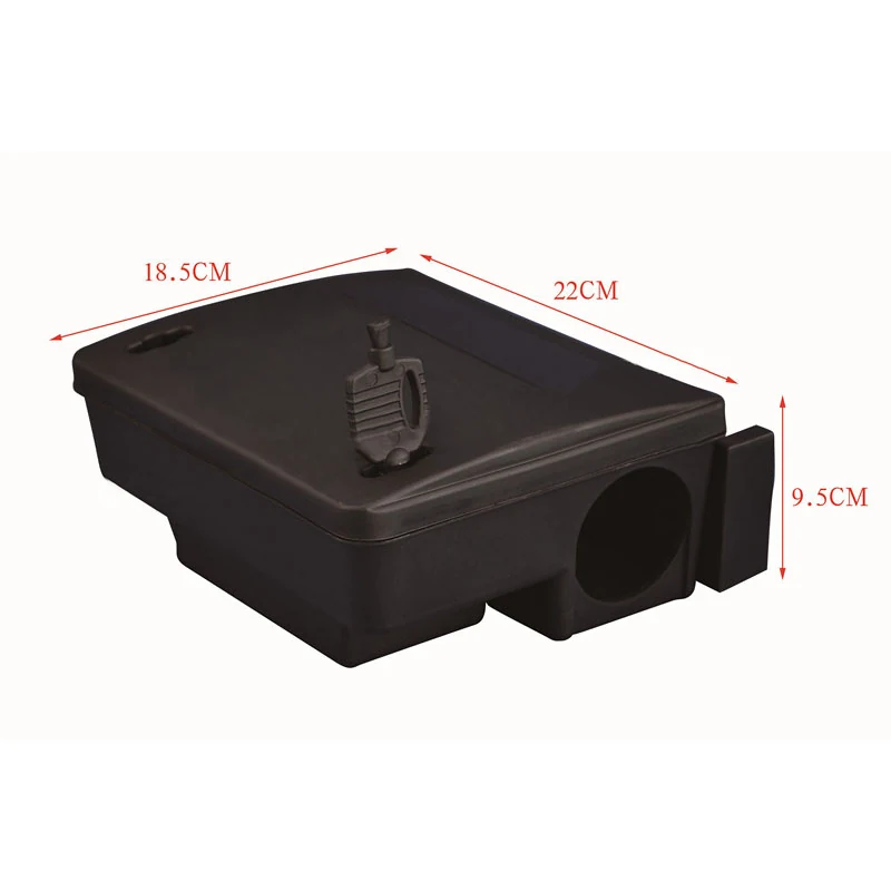 Mouse Bait Station - NRBS002, in use
