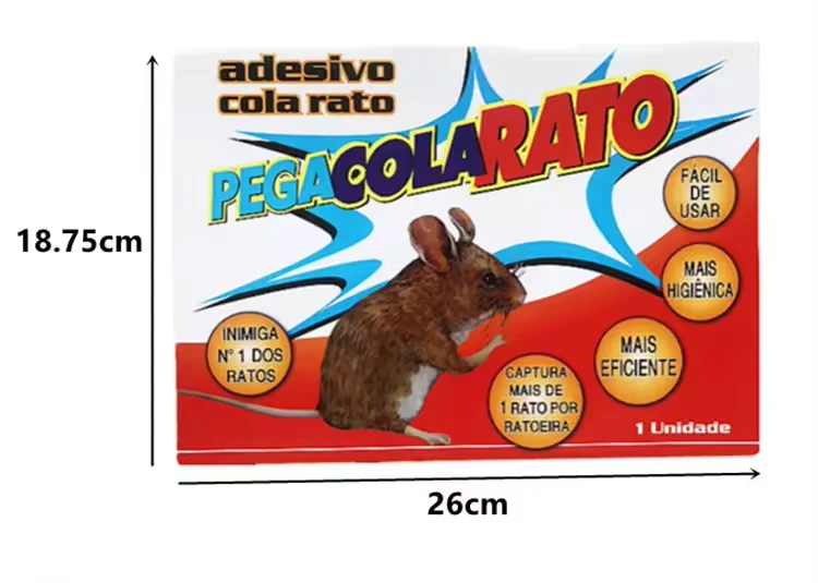 Pega Rato Cola Rato Mouse Glue Trap - NRTG101, detail view