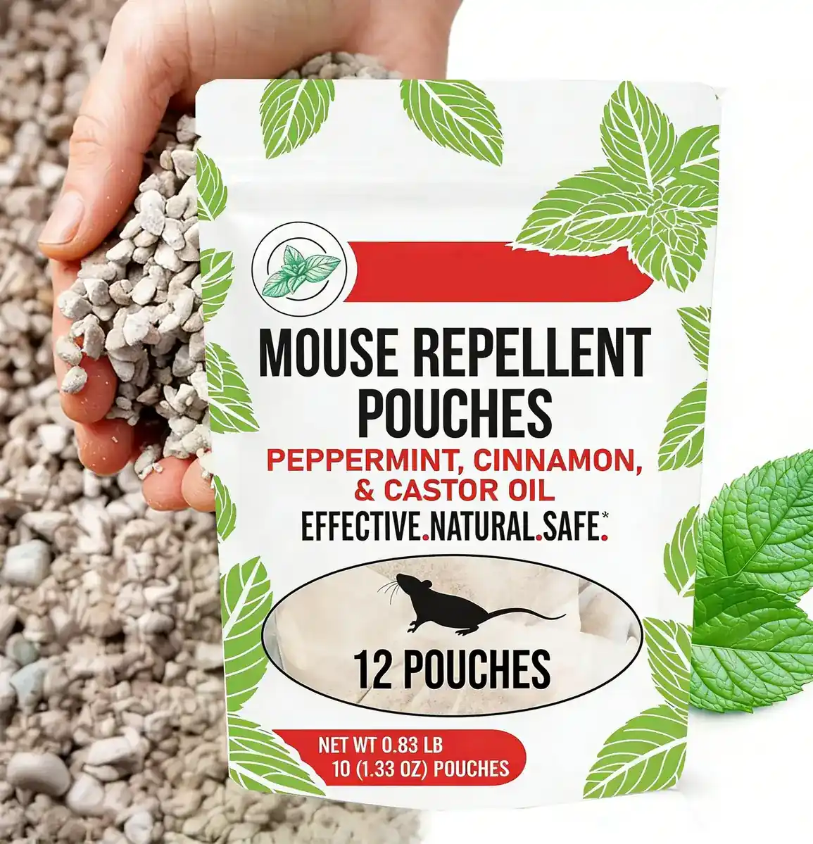 Mouse Repellent Pouches - KDRP002, detail view