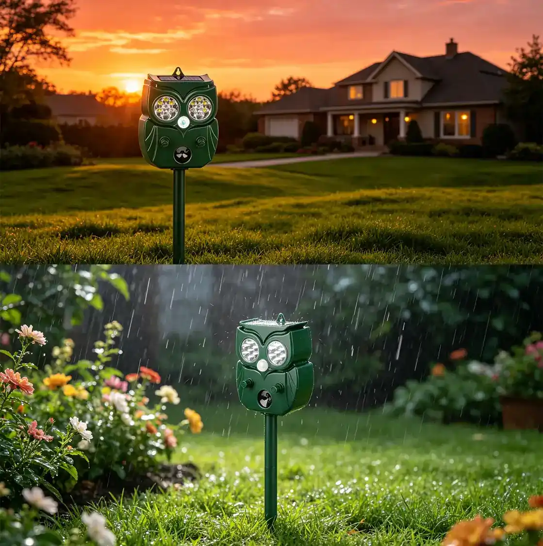 Outdoor Pest Repeller - KDPS035, size reference