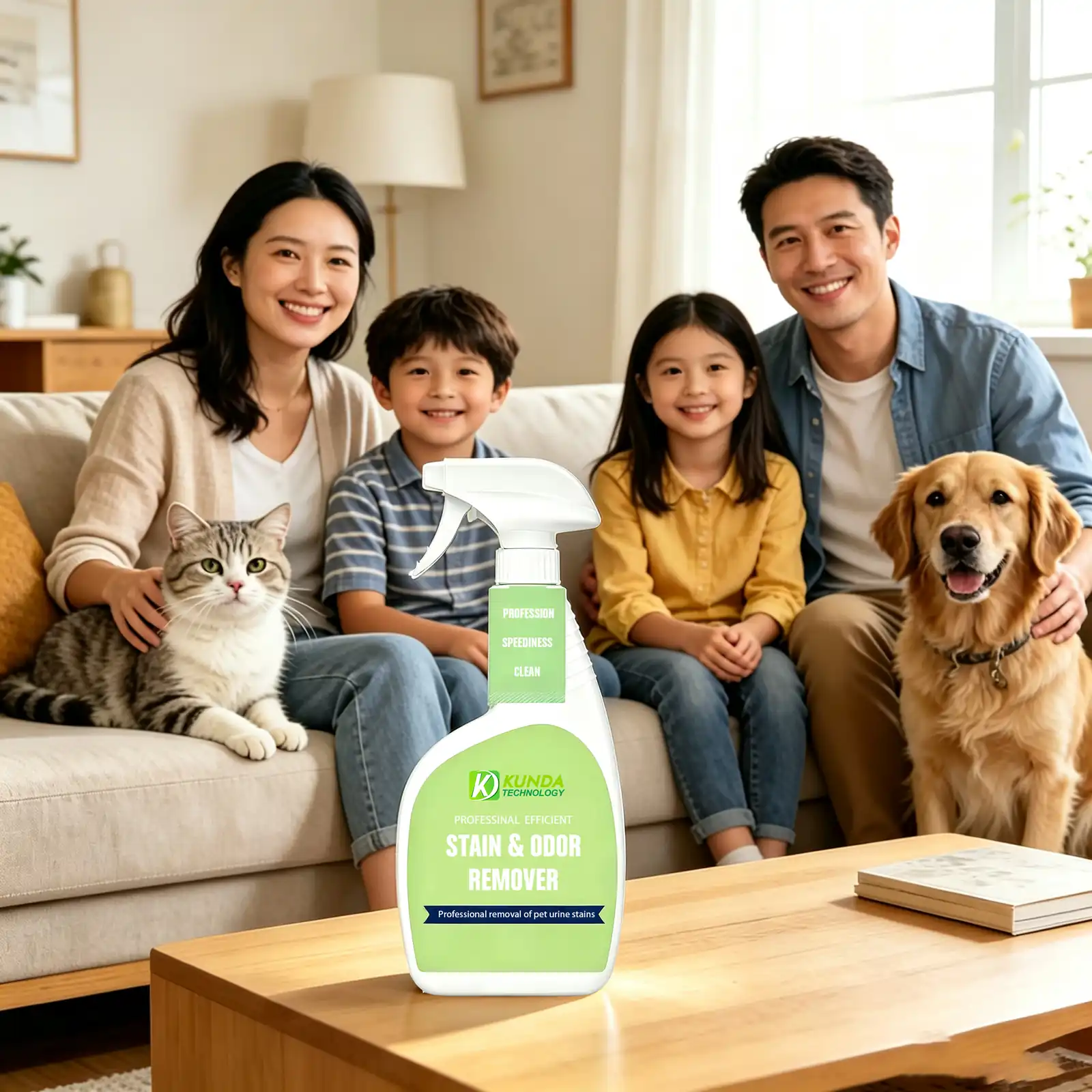 Pet Odor Eliminator Spray - KH5011, detail view
