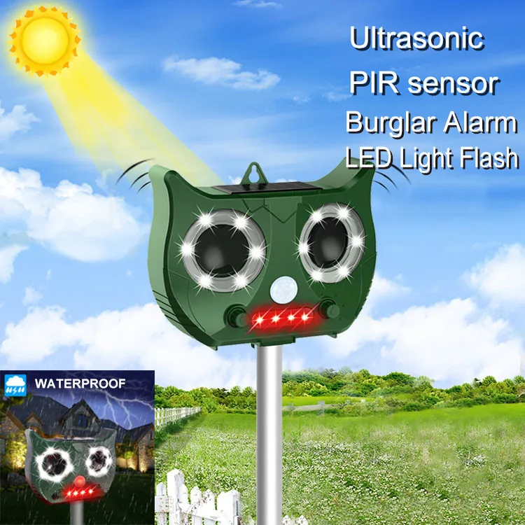 PIR Burglar Alarm Ultrasonic Animal Repeller - KDPS023, detail view