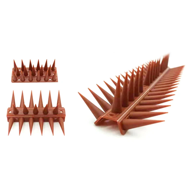 Plastic Repellent Spike Bird Spike - KPBS002, in use