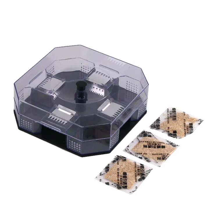 Plastic Cockroach Catcher Box, in use