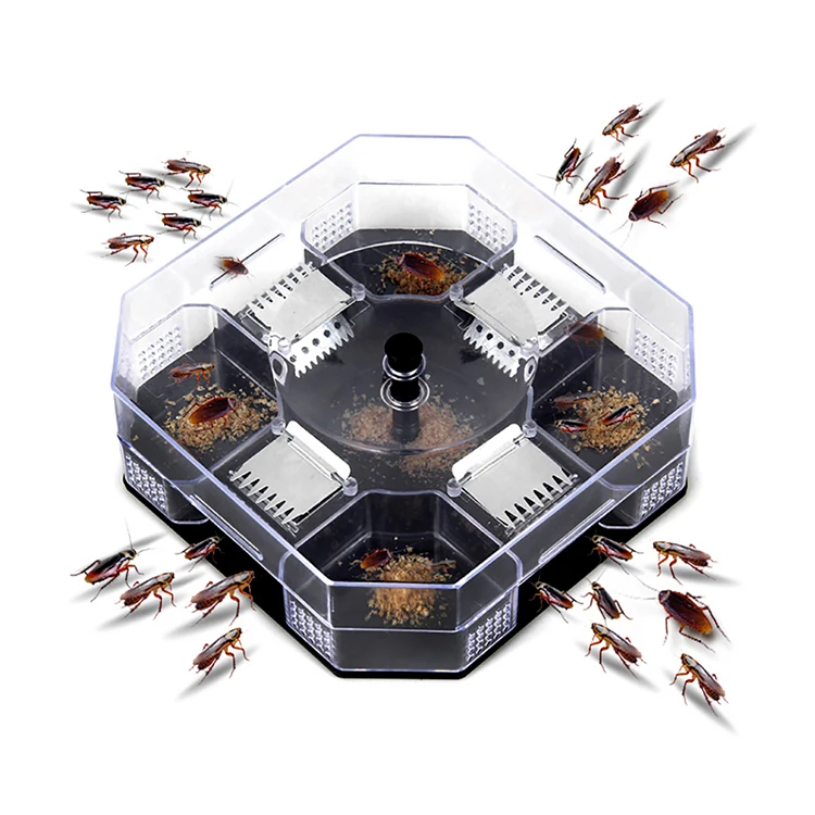 Plastic Cockroach Catcher Box, detail view