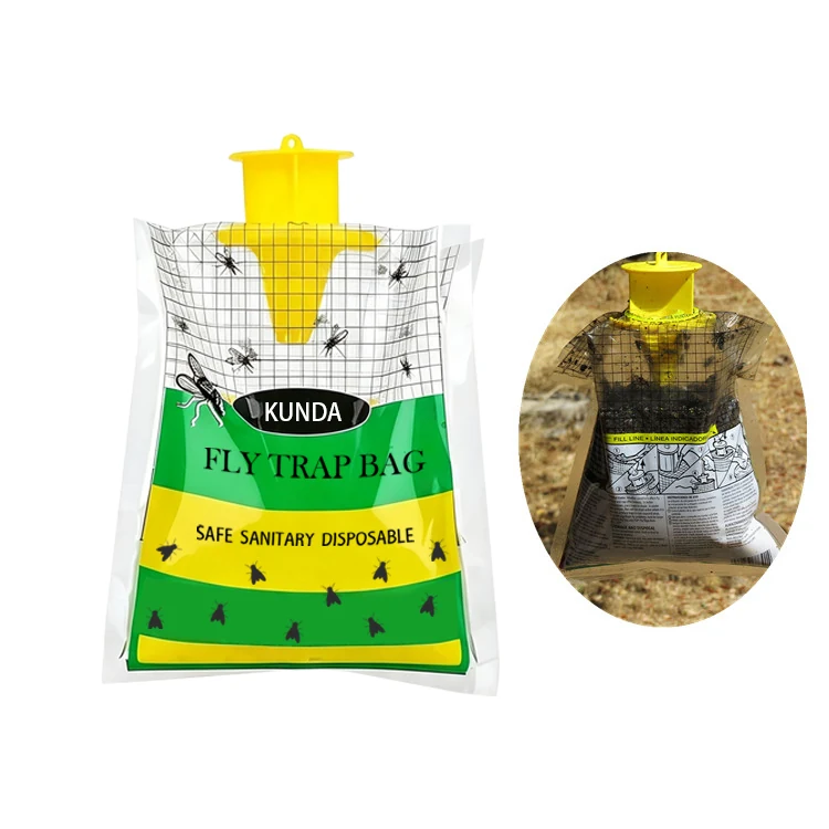 Plastic Fly Catcher Bag - NRFT001, in use