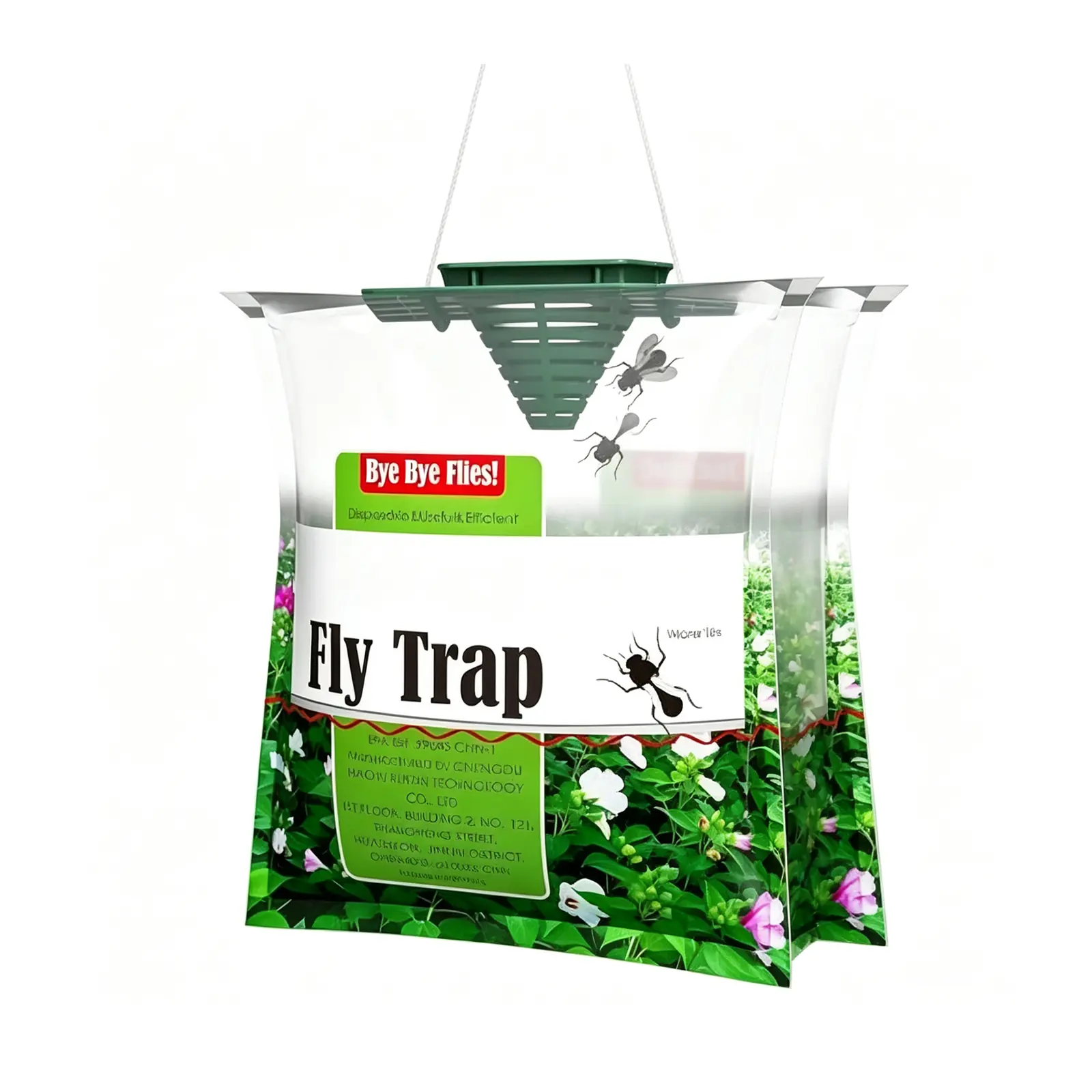 Plastic Fly Trap Bag - NRFT007, packaging and pack detail