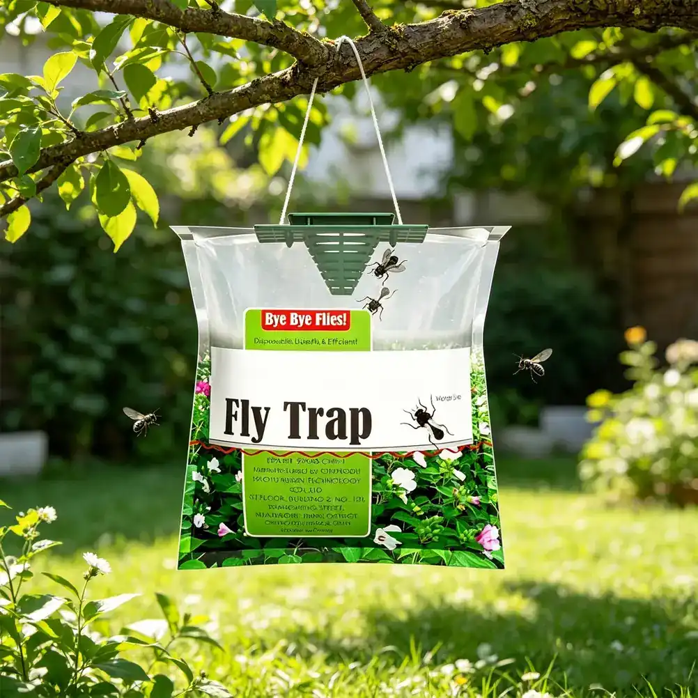 Plastic Fly Trap Bag - NRFT007, alternate angle