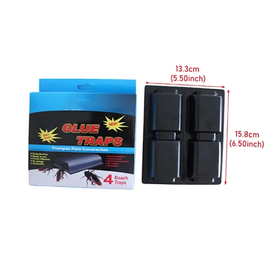 Plastic Roach Glue Trap - NRTG018, in use