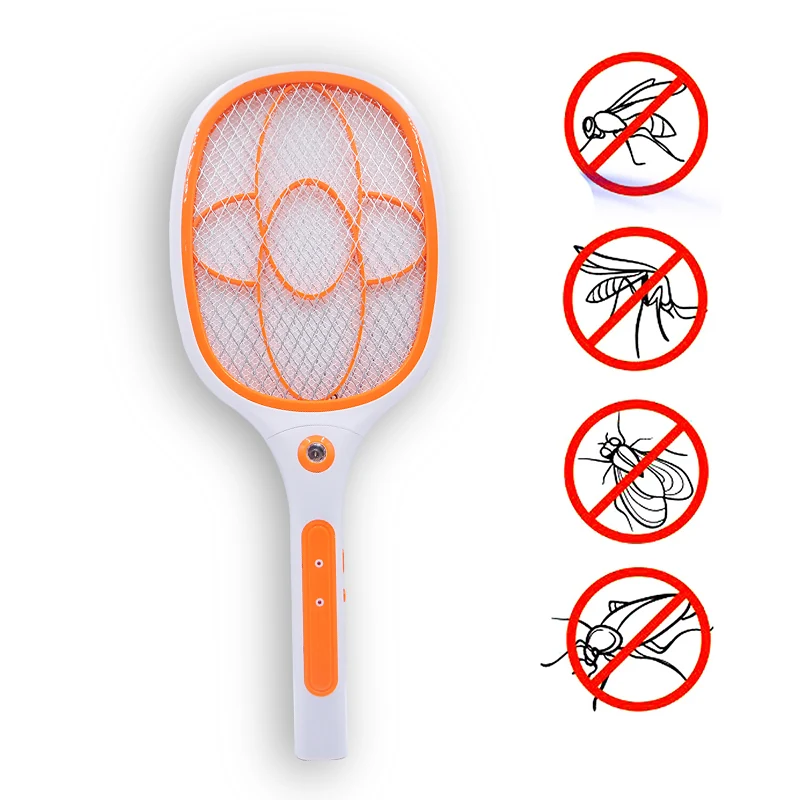 Rechargeable Electric Mosquitoes Racket With LED - KDMS005, detail view