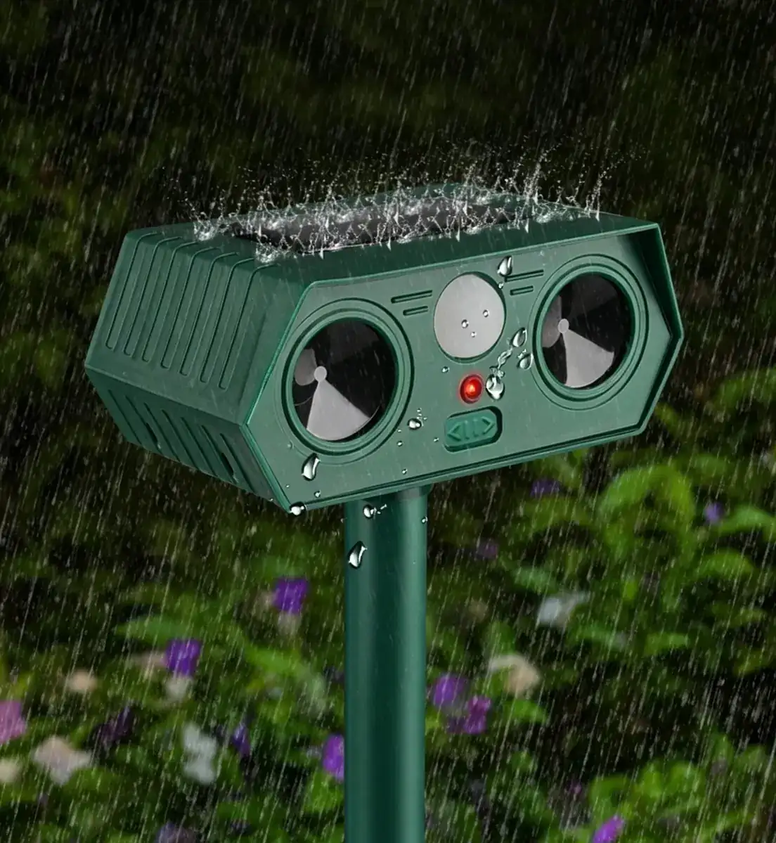 Solar Ultrasonic Mouse Repeller - KDPS033, size reference
