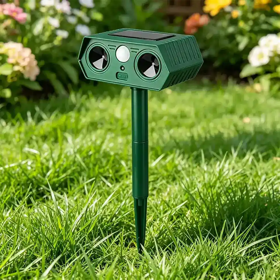 Solar Ultrasonic Mouse Repeller - KDPS033, detail view