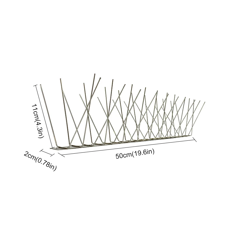 Stainless Steel Bird Deterrent Bird Spike - KSBS004, packaging and pack detail