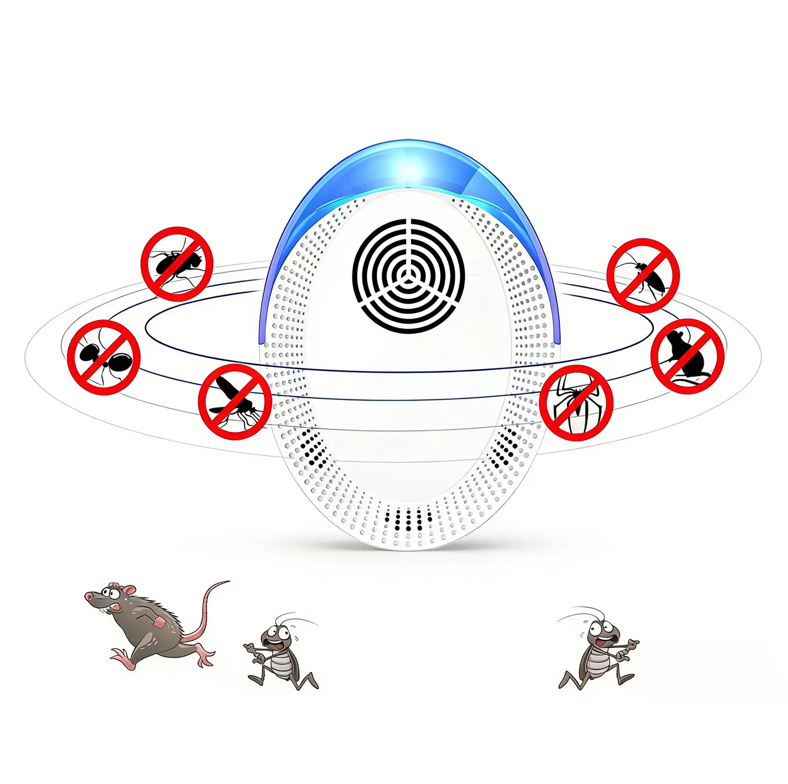Ultrasonic Pest Repeller - KDPT016, detail view