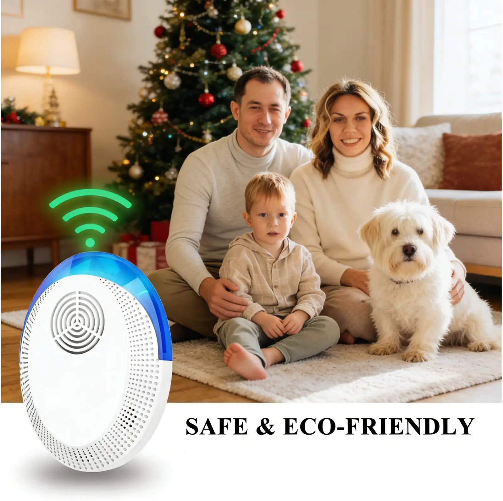 Ultrasonic Pest Repeller - KDPT016, size reference