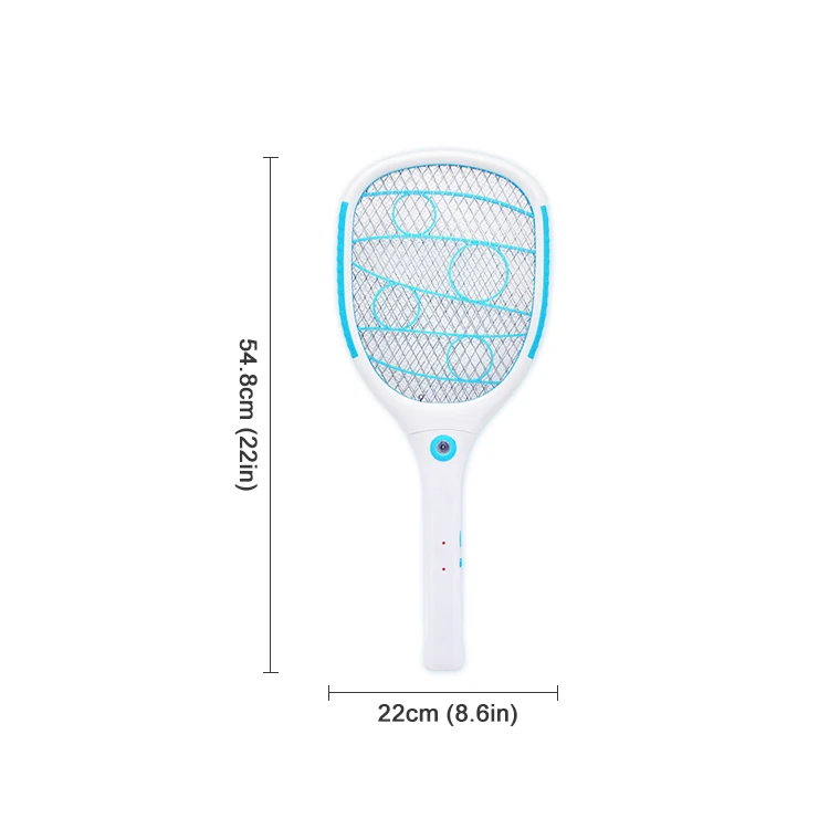 USB Rechargeable Electric Swatter With Led Light - KDMS009, packaging and pack detail