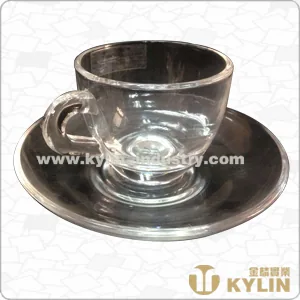Glass Cup & saucer(JL-BD6551) JL-BD6551