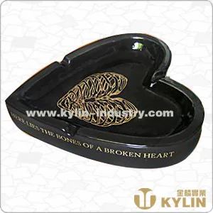 Heart Shape Ceramic Ashtray JL-ASH011-G