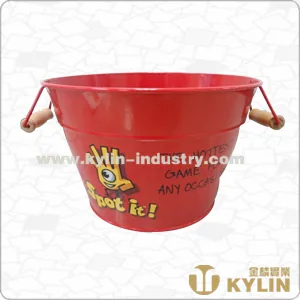 Large Bucket with Wood Handle JL-ICE008-D