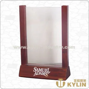 Menu Holder with Wooden Base JL-MEN009-B