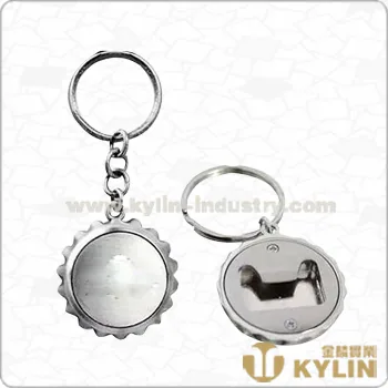 Metal Cap Opener with Keyring JL-OPE001-B