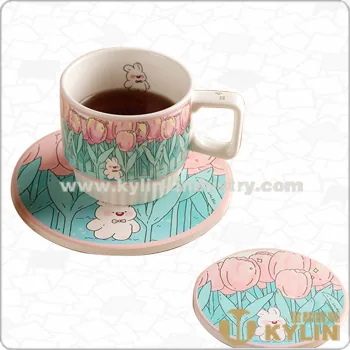 Round Ceramic Coaster JL-COA013-A
