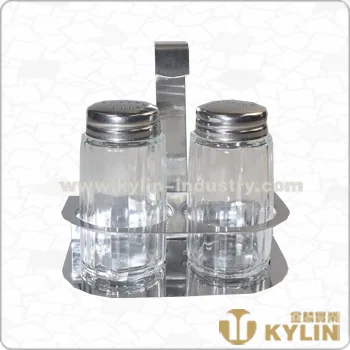 Salt Dispenser with Ss Holder SAL&PEP SET-009