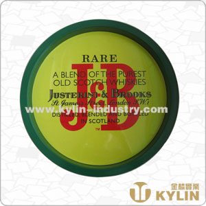 round metal tray