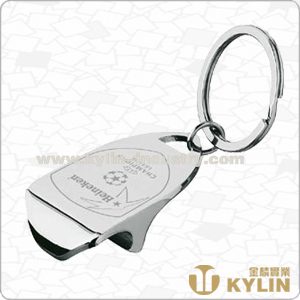 bottle opener with key ring