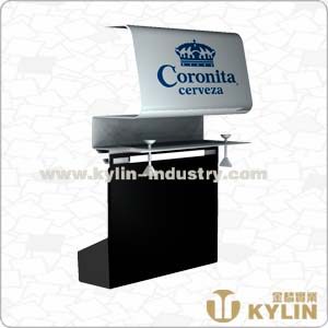 bar bottle opener with aluminum part