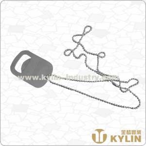 bottle opener with ball chain