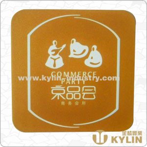 plastic coaster