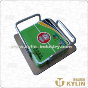 stainless steel rectangular coaster set